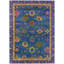 Tapis bleu intérieur / extérieur lavable à la machine Xhevrie-111819157