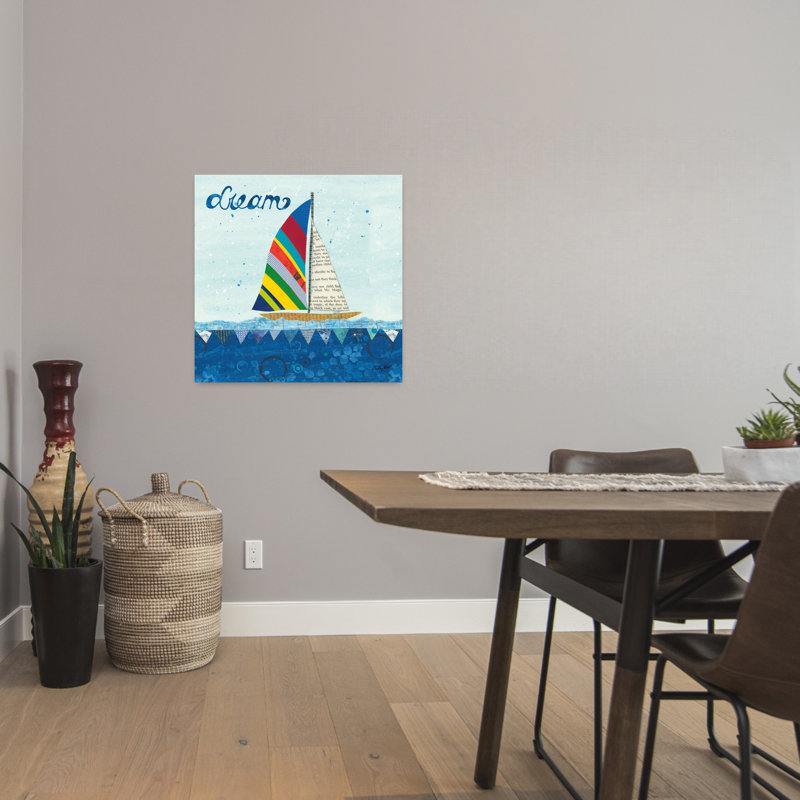 Rainbow Spinnakers II, art côtier, H 24 po x l 24 po