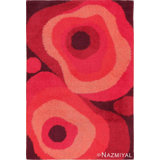 Tapis rouge à poils longs Rya