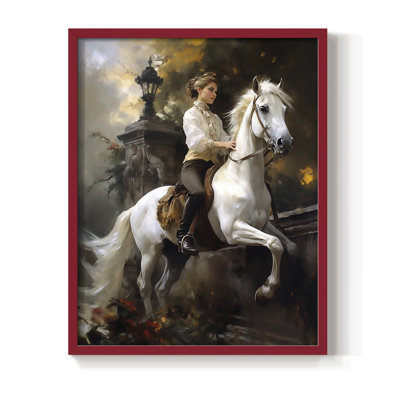 WOMEN Series CDXCVI Framed Print - Solid Wood