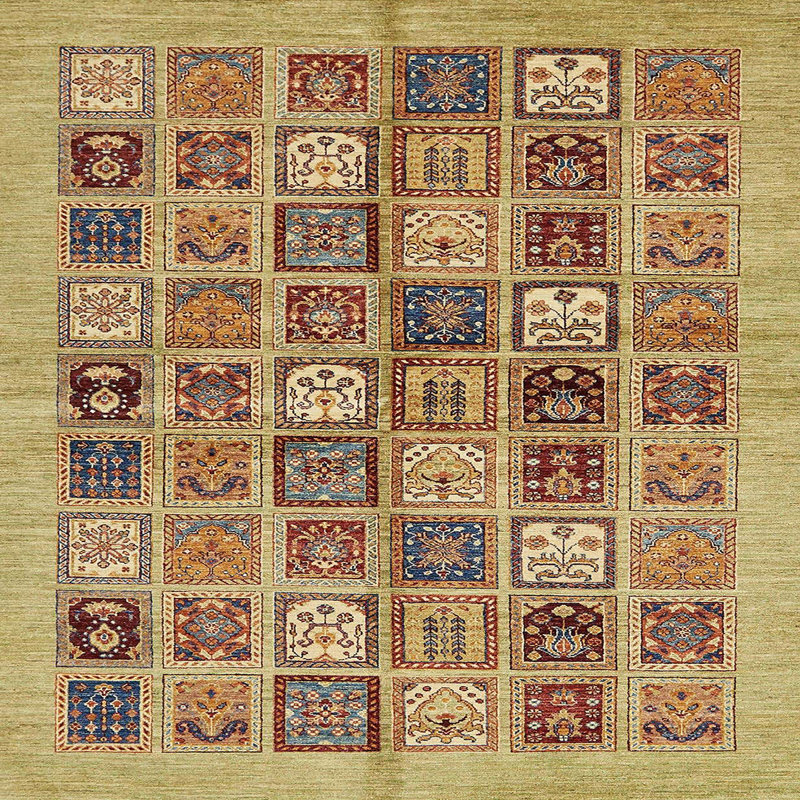 Tapis abstrait 625, Carré 4 pi