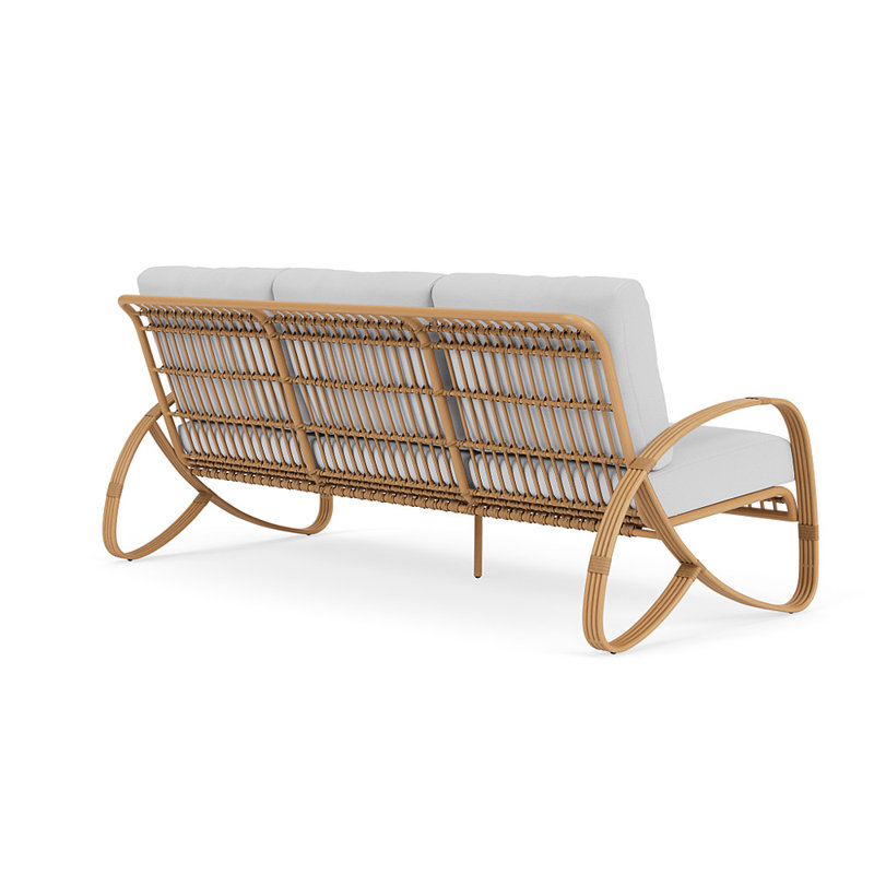 Riviera Outdoor 3 - Seat Patio Sofa, Reflections Ice