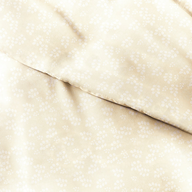Becky Cameron Floral Duvet Cover, Yellow, Queen Duvet Cover + 2 Shams