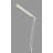 Aiza 61.5'' Silver LED Task Floor Lamp