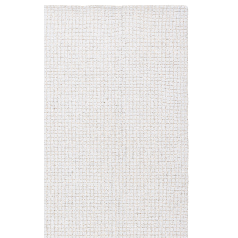 Abstract Hand Tufted Performance Solid Color Indoor Rug, Rectangle 5' x 8'