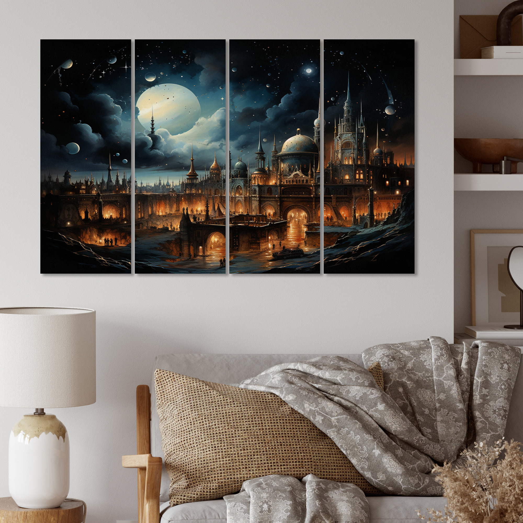 Latitude Run® Islam Art Islamic Astronomy II - Islamic Metal Wall Art ...