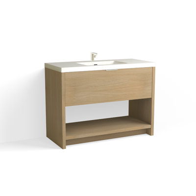 Vista 48" W Freestanding Single Bathroom Vanity