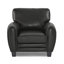 Ensemble de canapé moderne brun foncé 3pc Comfort-310481326