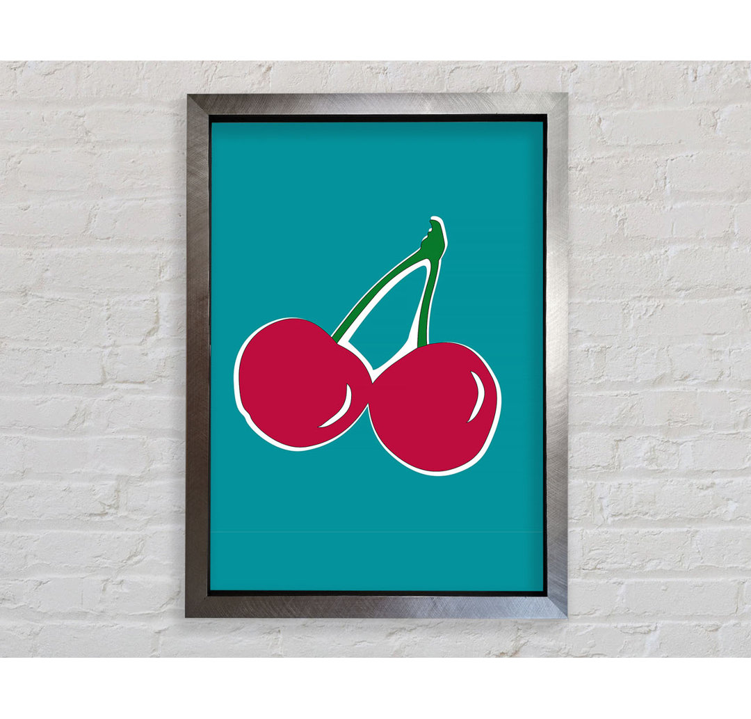 Glasbild Cherries