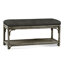 Summer Retreat Wicker Shelf Storage Bench-71425206-86505846