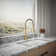 Kohler Tone Single Handle Semi-Professional Pre-Rinse Kitchen Sink Faucet with Three-Function Pull Down Sprayer