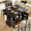 142.5 cm W Kitchen Island with Top
