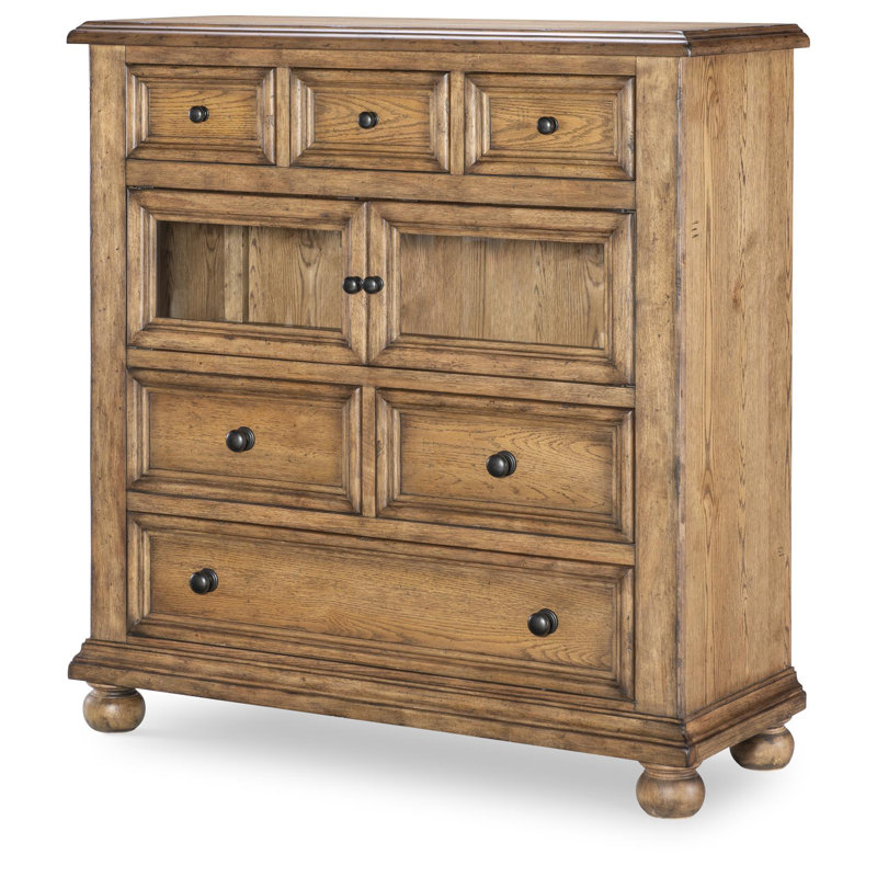 Commode en verre Country Market, Brun