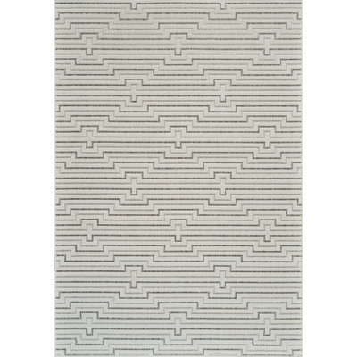 Lauklyn One-of-a-Kind Polypropylene Plastic Area Rug Cream
