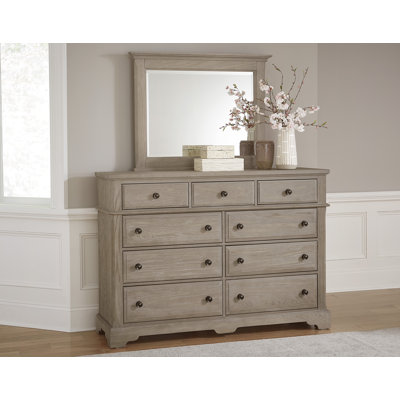 Commode en bois massif Cutlerville Bureau
