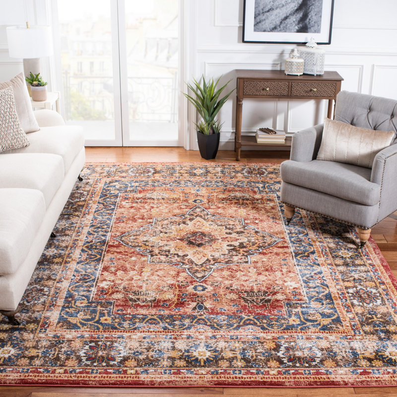 Tapis performance oriental Broomhedge Bijar, Rust/Brown, Rectangle 10 pi x 14 pi