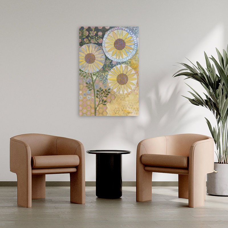 Roue de Mid-Century moderne et bohémienne, H 36 po x l 24 po
