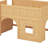 Full Size Wooden Low Loft Bed With Storage Shelves And Slide,Door And Window, Multiple Functions Wooden Low Loft-788926694