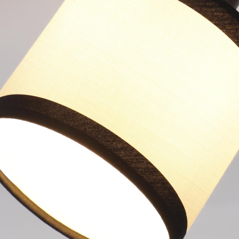 Burlap Semi Flush Mount