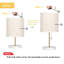 Lampe de chevet blanche 16 po Elgin-331025342-331025329