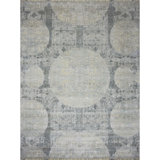 Geometric Area Rug in Gray/Beige/Ivory