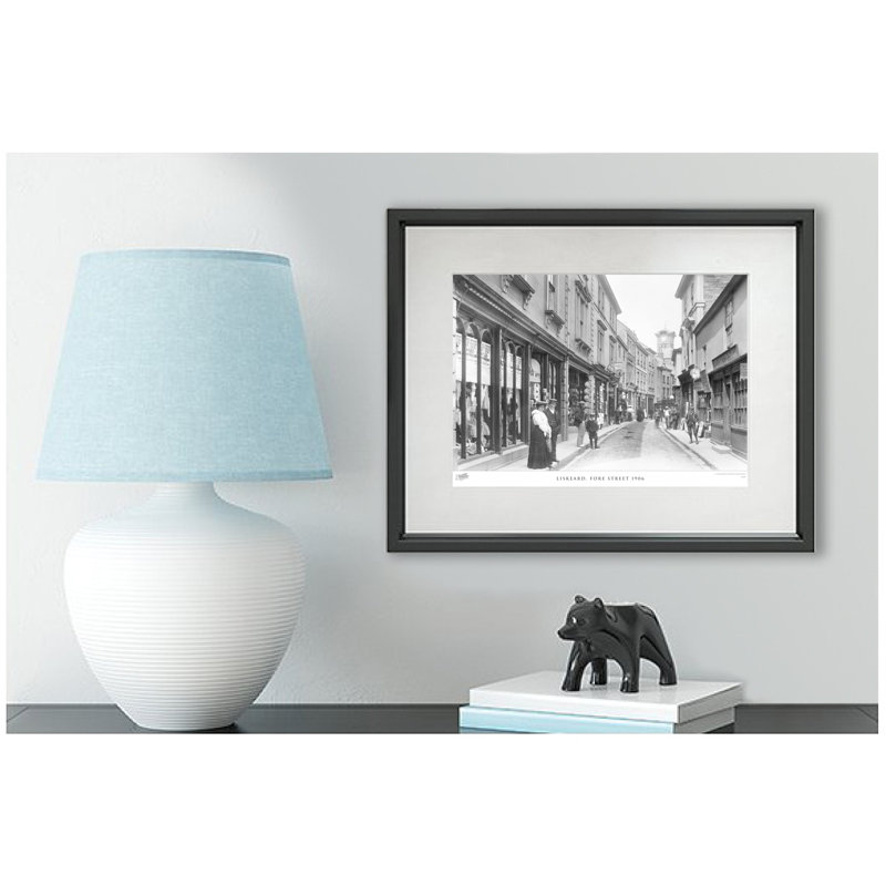 Liskeard, Fore Street 1906 - Single Picture Frame Print, 28cm H x 36cm W x 2.3cm D