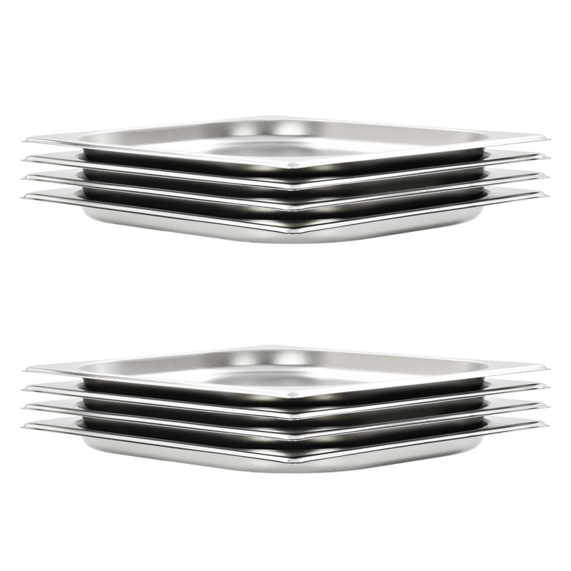 Stainless Steel Pan, 2cm H x 32.5cm W x 26.5cm D