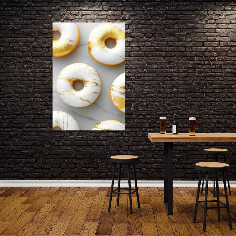 Art mural moderne Donuts, H 60 po x l 40 po