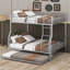 Lit superposé double très grand avec lit gigogne Aleighna Kids-1483031458