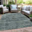 Tapis bleu sarcelle lavable à la machine intérieur / extérieur Xhevrie-1004772536