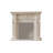 47.24"Modern White Carved Fireplace Mantel-118339421