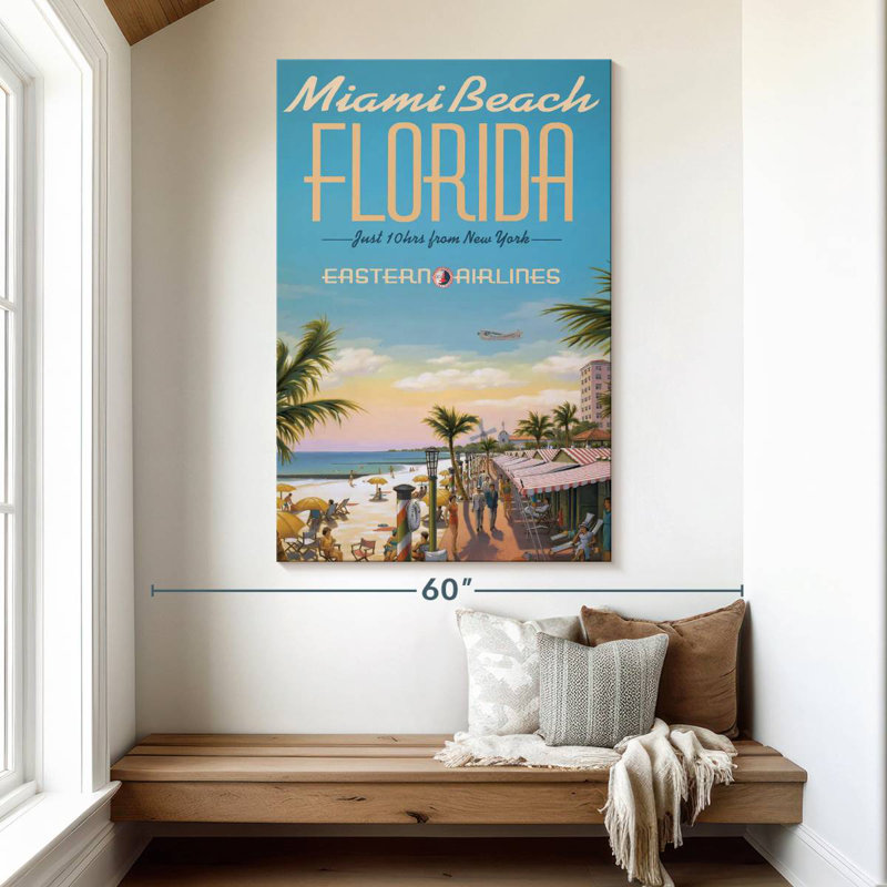 Aime Miami Beach, Floride, H 51 po x l 34 po