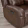 Genuine Leather Zero Wall Power Recliner with Adjustable Headrest