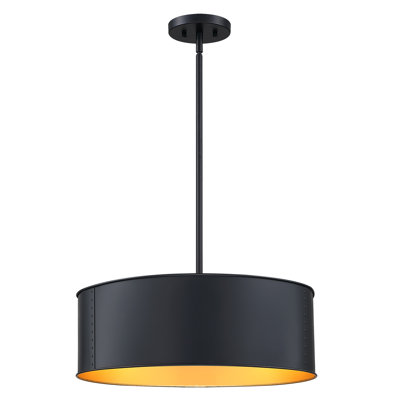 Ouellet 4 - Light Dimmable Drum Chandelier