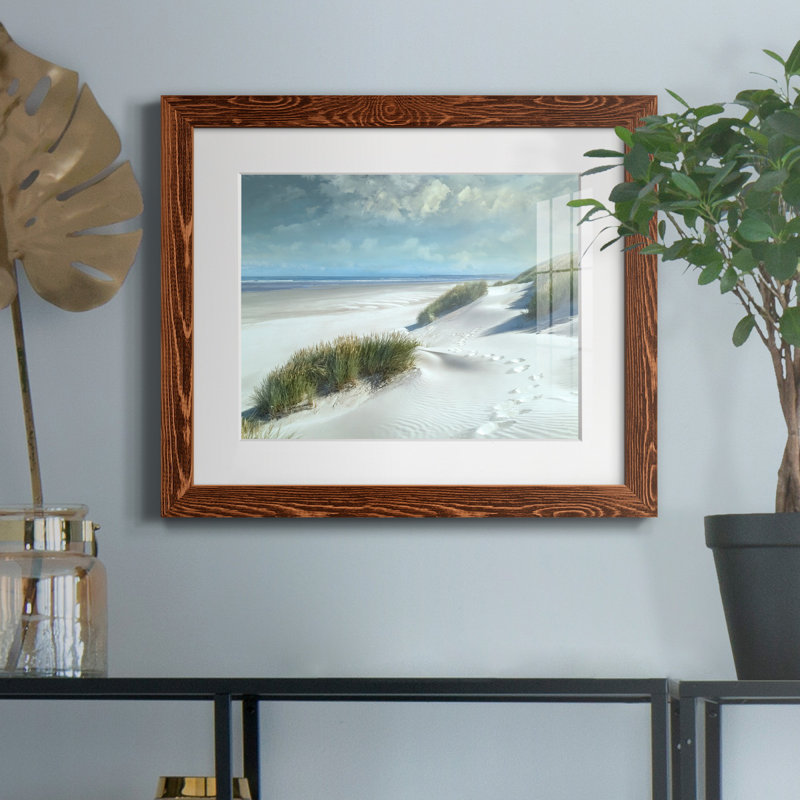 «White Sands» par J Paul - impression encadrée sur papier, Cadre en érable, H 20 po x l 17 po x P 1,5 po