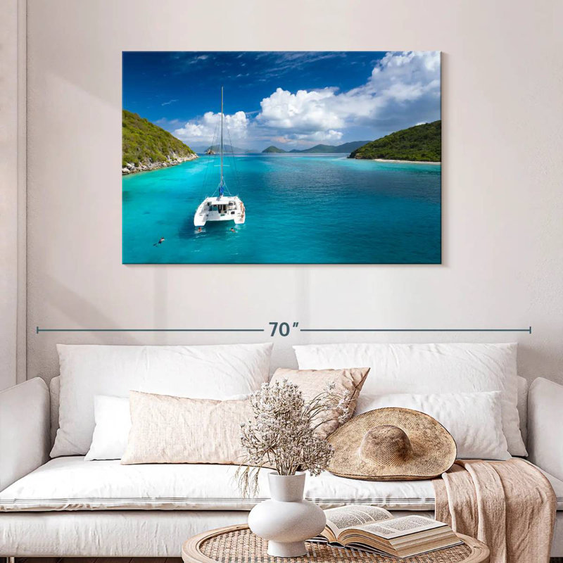Mehar Lovango Cay Catamaran, 30" H x 45" W