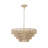 20" Modern 4-Layer Woven Hemp Rope Chandelier