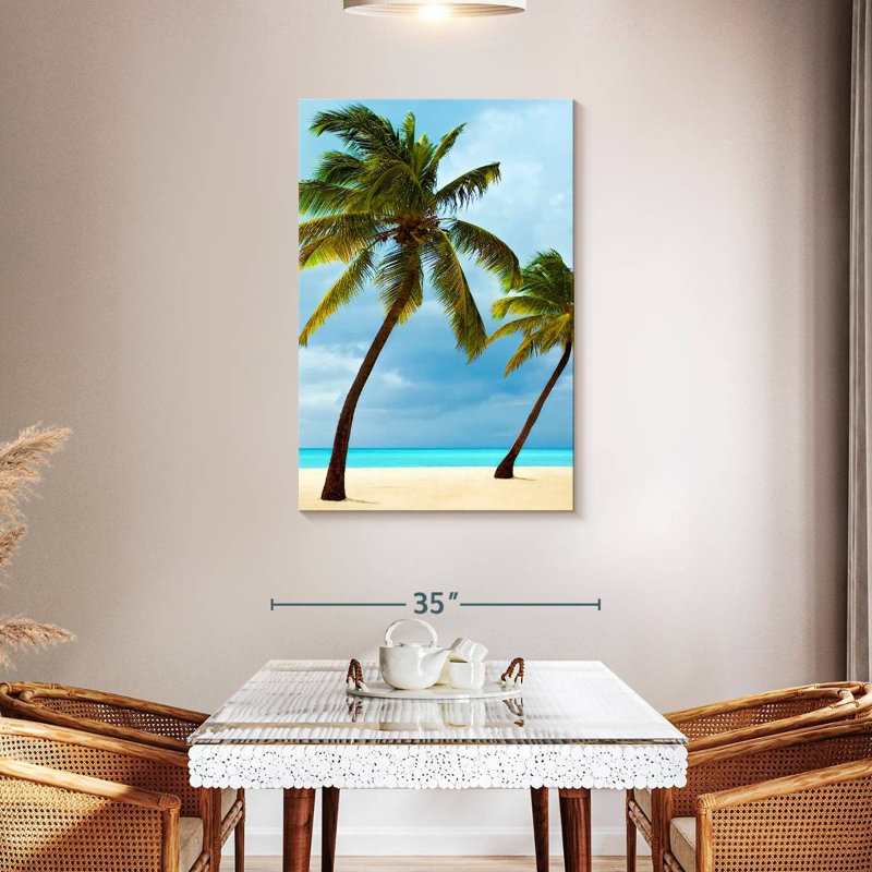 Harnek Jolly Beach Palm Trees, 45" H x 30" W