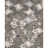 Contemporary Hand Knotted Animal Print Area Rug