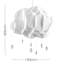 Rain & Cloud 65 cm H Novelty Pendant Shade ( Clip On ) in White