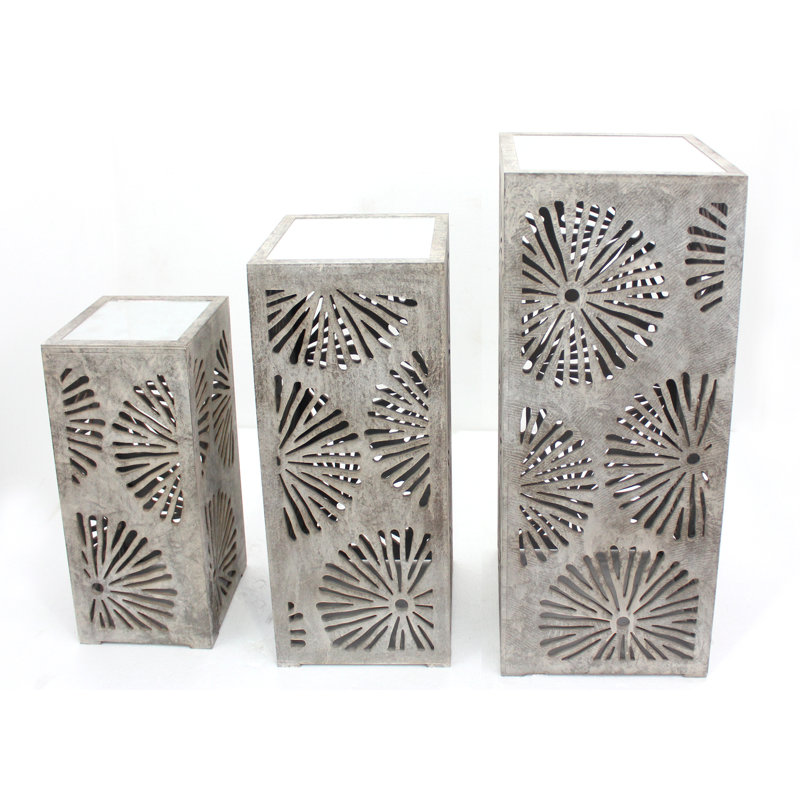 Vandermark Mirrored Glass Top Nesting Tables