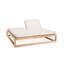 Caldas Outdoor Teak Chaise Lounge-891488531