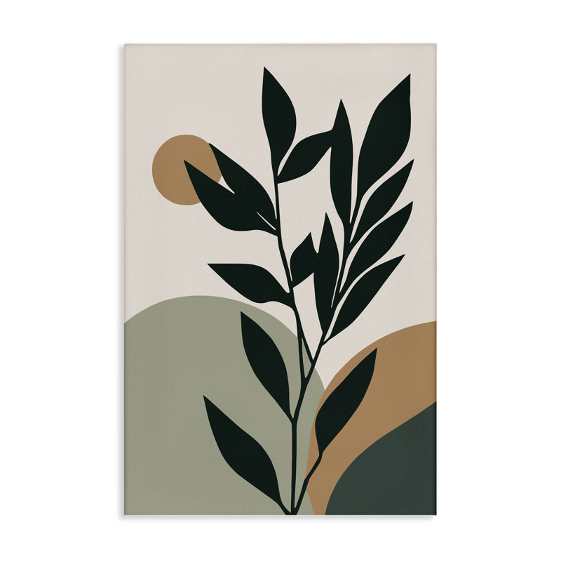  Art mural sur toile Earthy Tropical Botanicals par LSR Design Studio, H 24 po x l 16 po