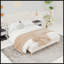 Lit luxueux rembourré en velours avec tête de lit capitonnée et structure robuste pour un sommeil confortable et élégant-131377743-131377740