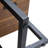 47*23.5*18. Perfectly Integrating Modern And Scandinavian Styles-Dark Walnut Double-Deck Coffee Table