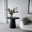 Table d'appoint ronde avec base piédestal