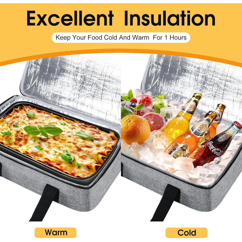 Porte-casserole portatif pour sac chaud ou froid