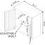 Armoire de rangement flottante blanche en métal Fortress H 30 po x l 30 po x P 12,5 po-1138759879
