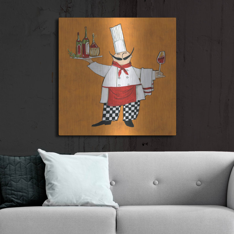 «Vino Chef In Color» par Anne Tavoletti, H 36 po x l 36 po
