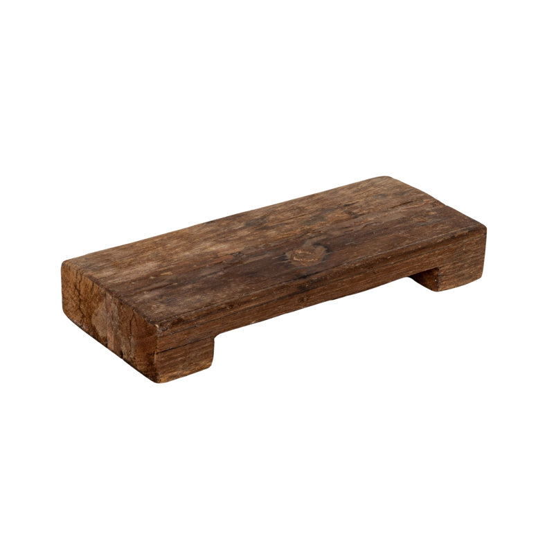 Plateau à piédestal en bois Pacific Found